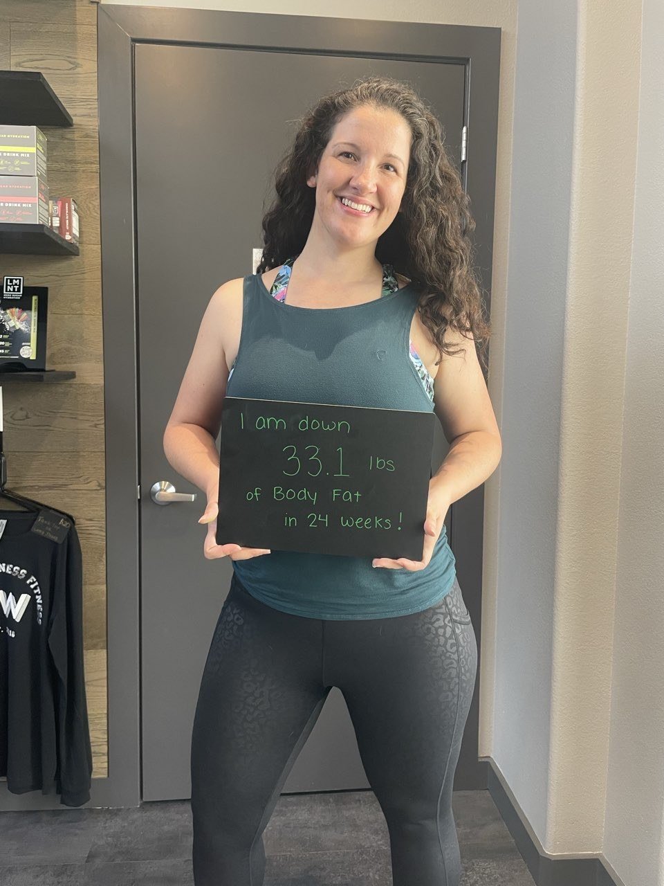 Jenna Santana — Real Wellness MD member, 33.1 lbs of body fat lost in 24 weeks